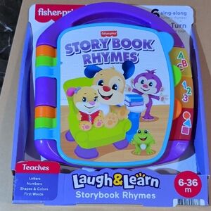 Fisher-Price Laugh & Learn Storybook Rhymes - Purple and Blue